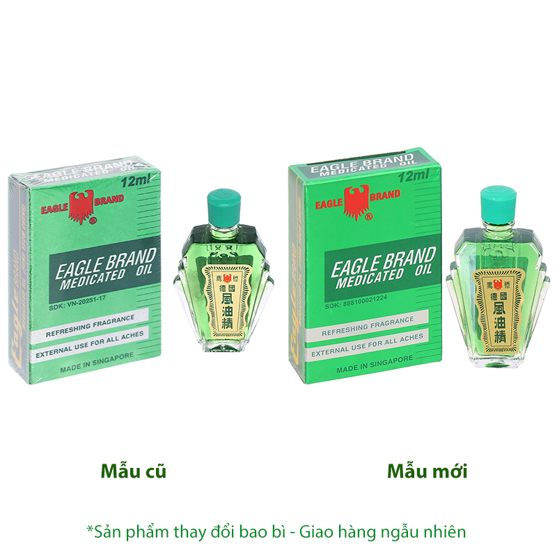 Dầu gió xanh Con Ó chai 24ml - 60